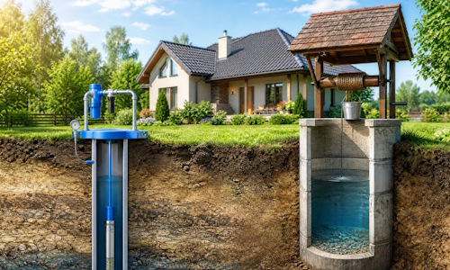 Автономное водоснабжение загородного дома Архангельск: скважина или колодец 